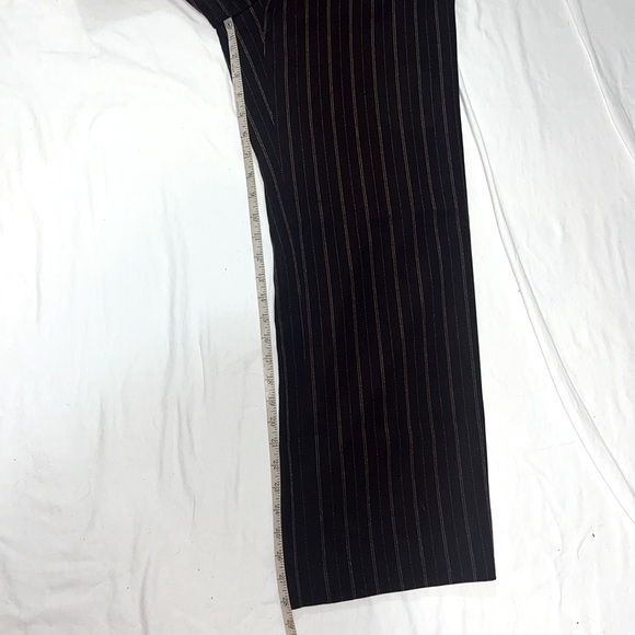 Thierry Mugler Vintage 1980’s Brown Wool Striped Suit Pant Set, size 42 - Picture 17 of 17